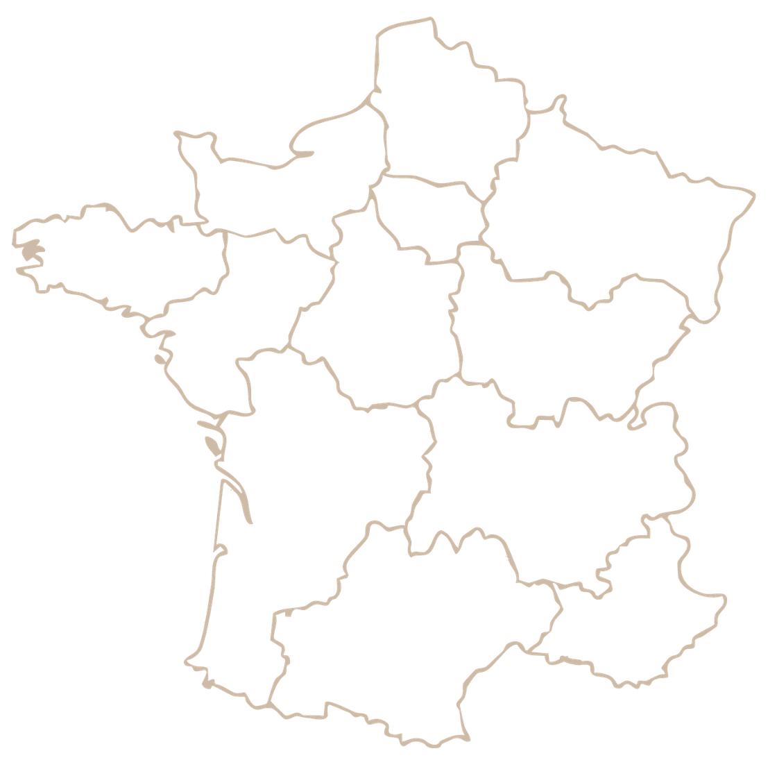Carte de France des interventions