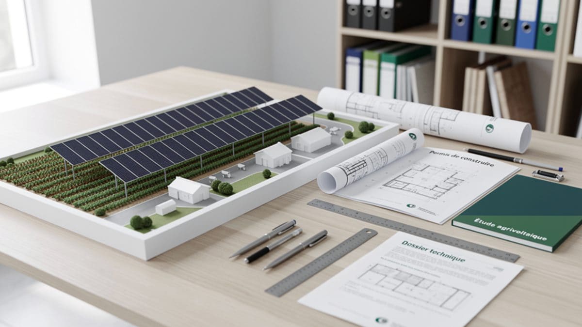 Dossier de permis de construire pour une centrale photovoltaïque